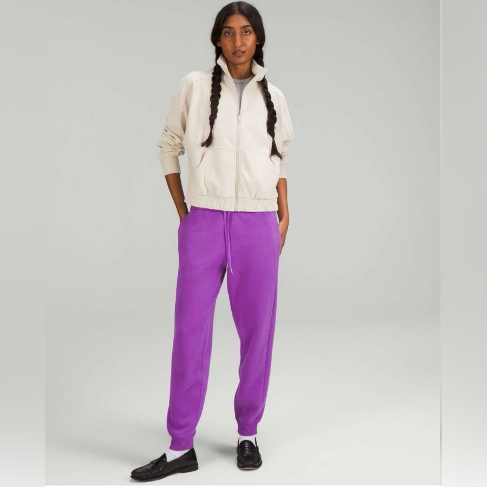 Lululemon Size 6 Scuba High-Rise Jogger In Moonlit Magenta